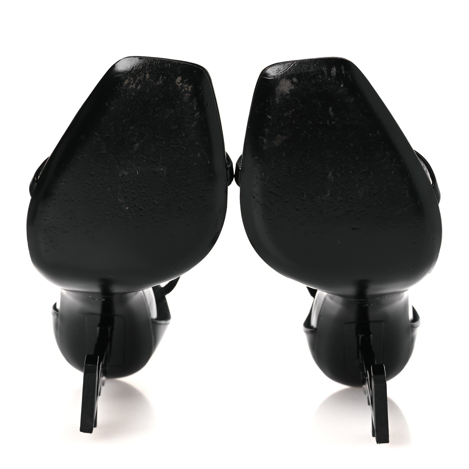 Saint Laurent Patent Calfskin Opyum 110 Sandals 39 Black 39 Black 7 of 12