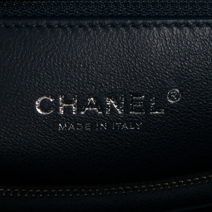 Chanel Caviar Lizard Quilted Medium Coco Handle Flap Navy 7 of 8