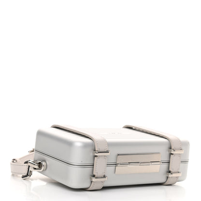 Christian Dior X RIMOWA Aluminum Personal Clutch On Strap Silver 4 of 11
