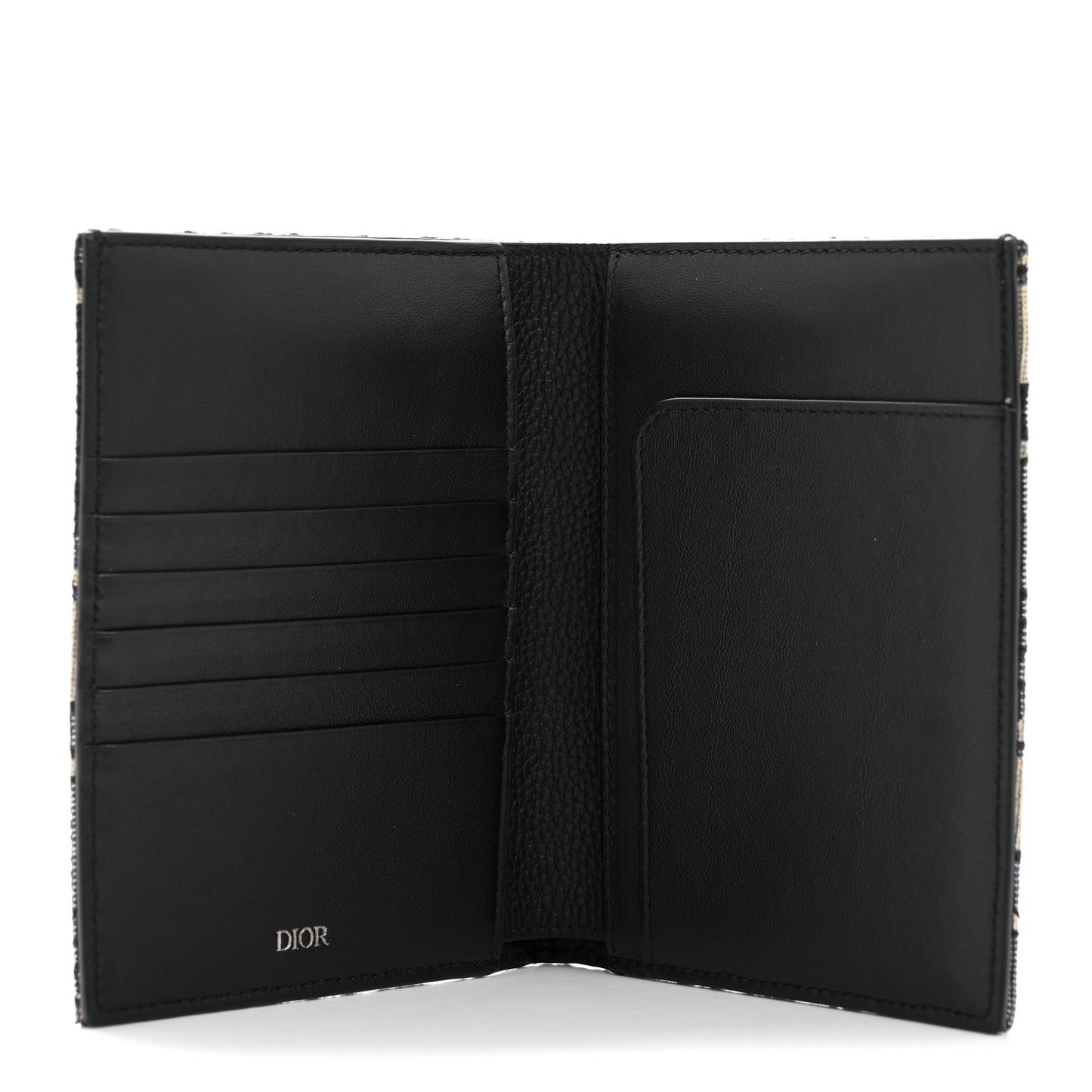 Oblique Passport Holder Blue