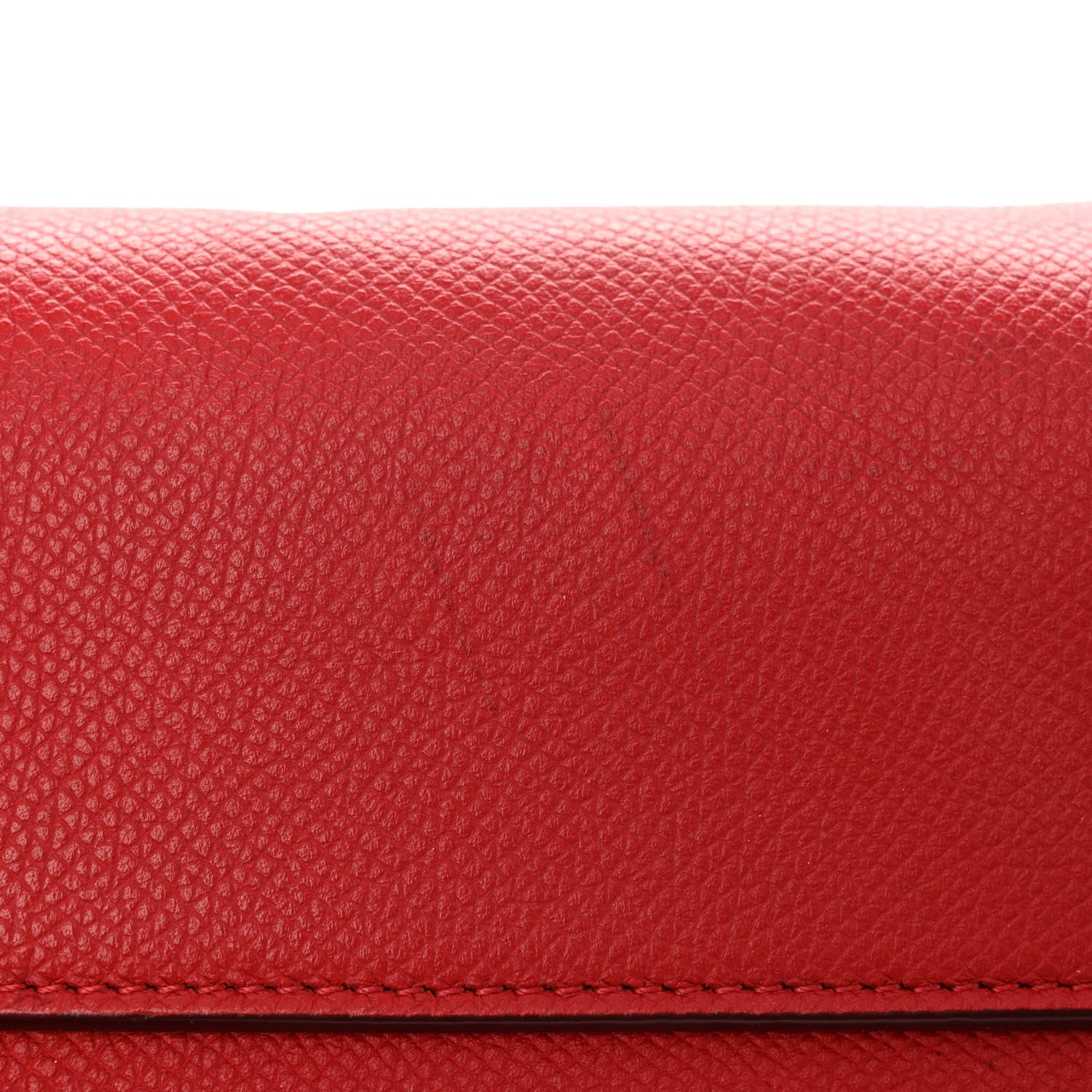 Celine Grained Calfskin Mini Belt Bag Coquelicot 11 of 17