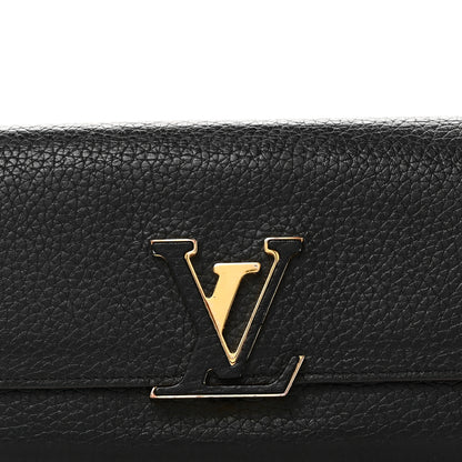 Louis Vuitton Taurillon Capucines Wallet Black 7 of 7