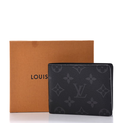 Louis Vuitton Monogram Eclipse Slender Wallet 8 of 8