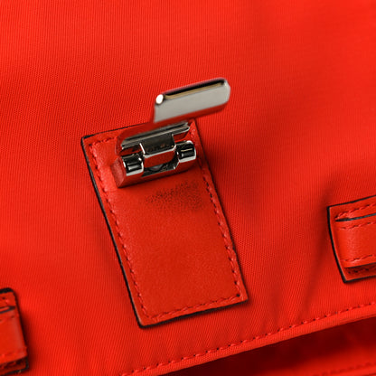 Proenza Schouler Nylon Calfskin PS1 Pouch Messenger Fire Red 11 of 13
