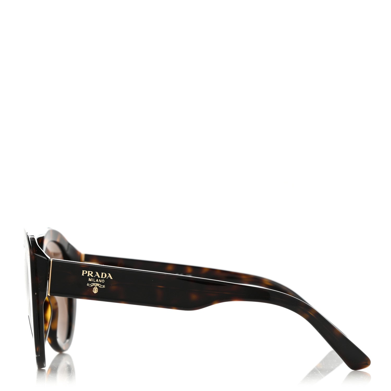 Prada Round Sunglasses SPR 01Y Tortoise 3 of 8