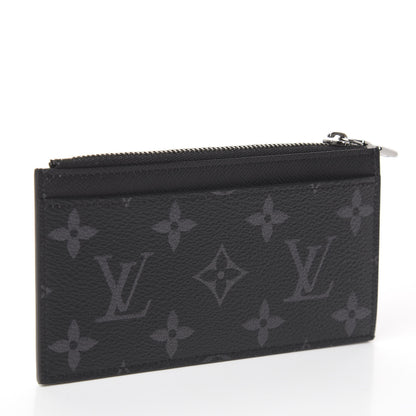 Louis Vuitton Reverse Monogram Eclipse Taiga Coin Card Holder 2 of 5