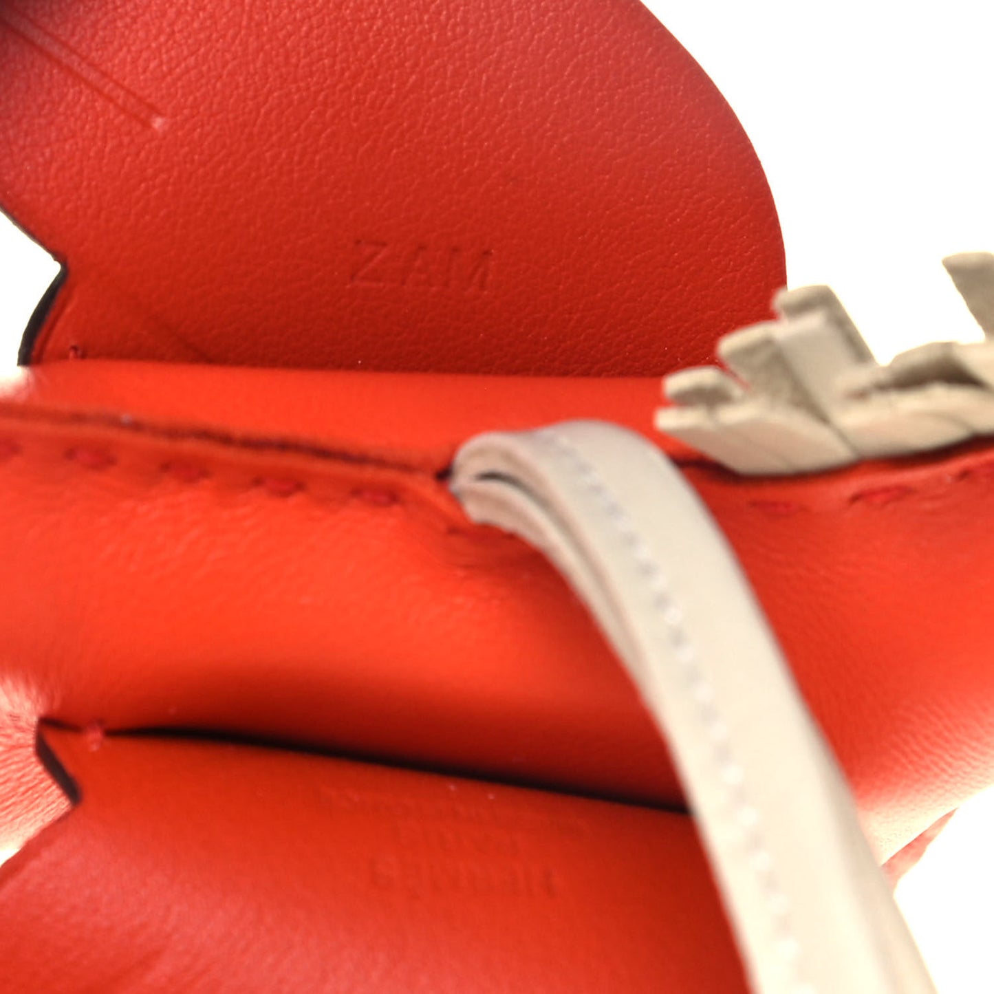 Milo Lambskin Grigri Rodeo Pegase Horse Bag Charm MM Orange Poppy Craie Terre Battue