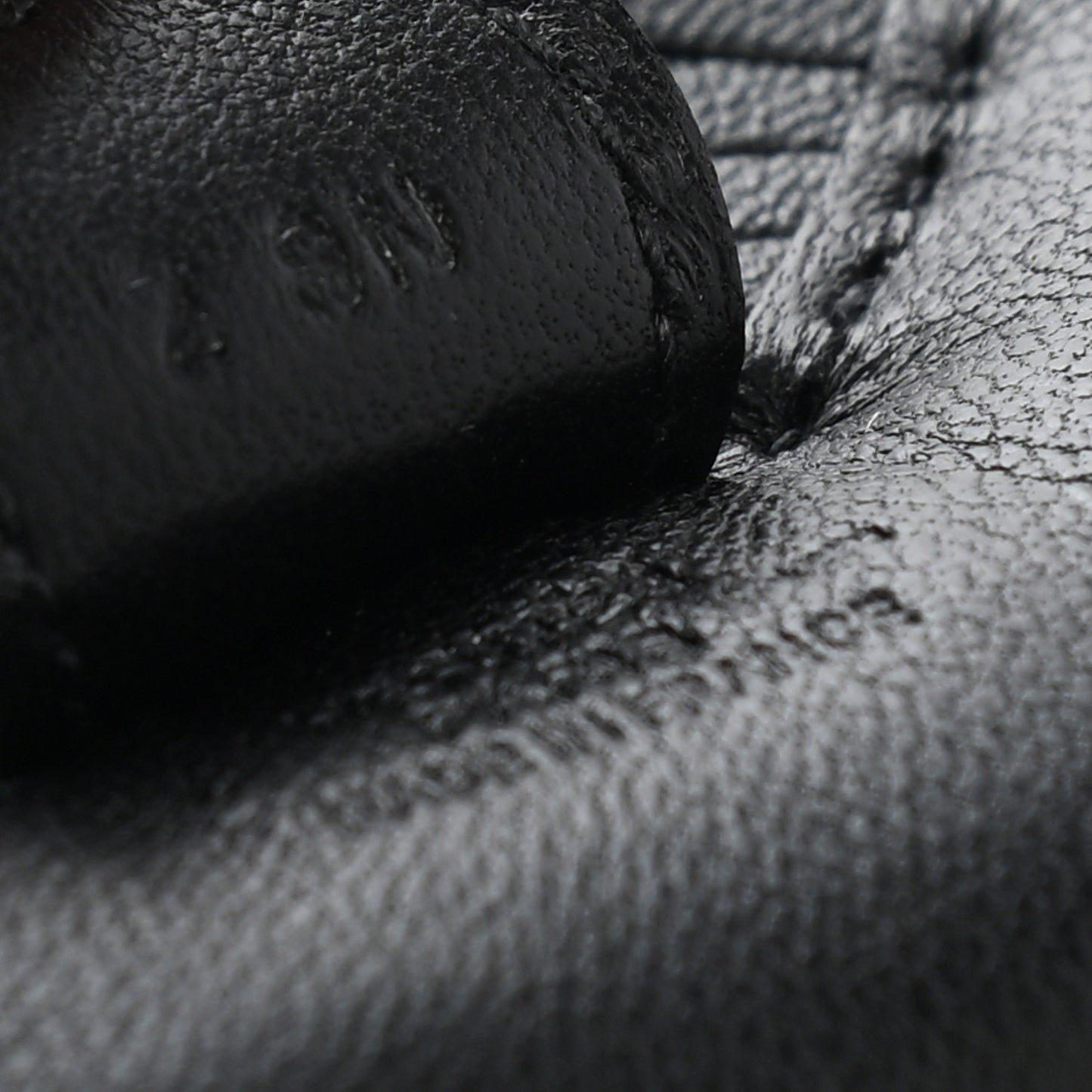 Milo Lambskin Lizard Touch Grigri Rodeo Horse Bag Charm PM So Black