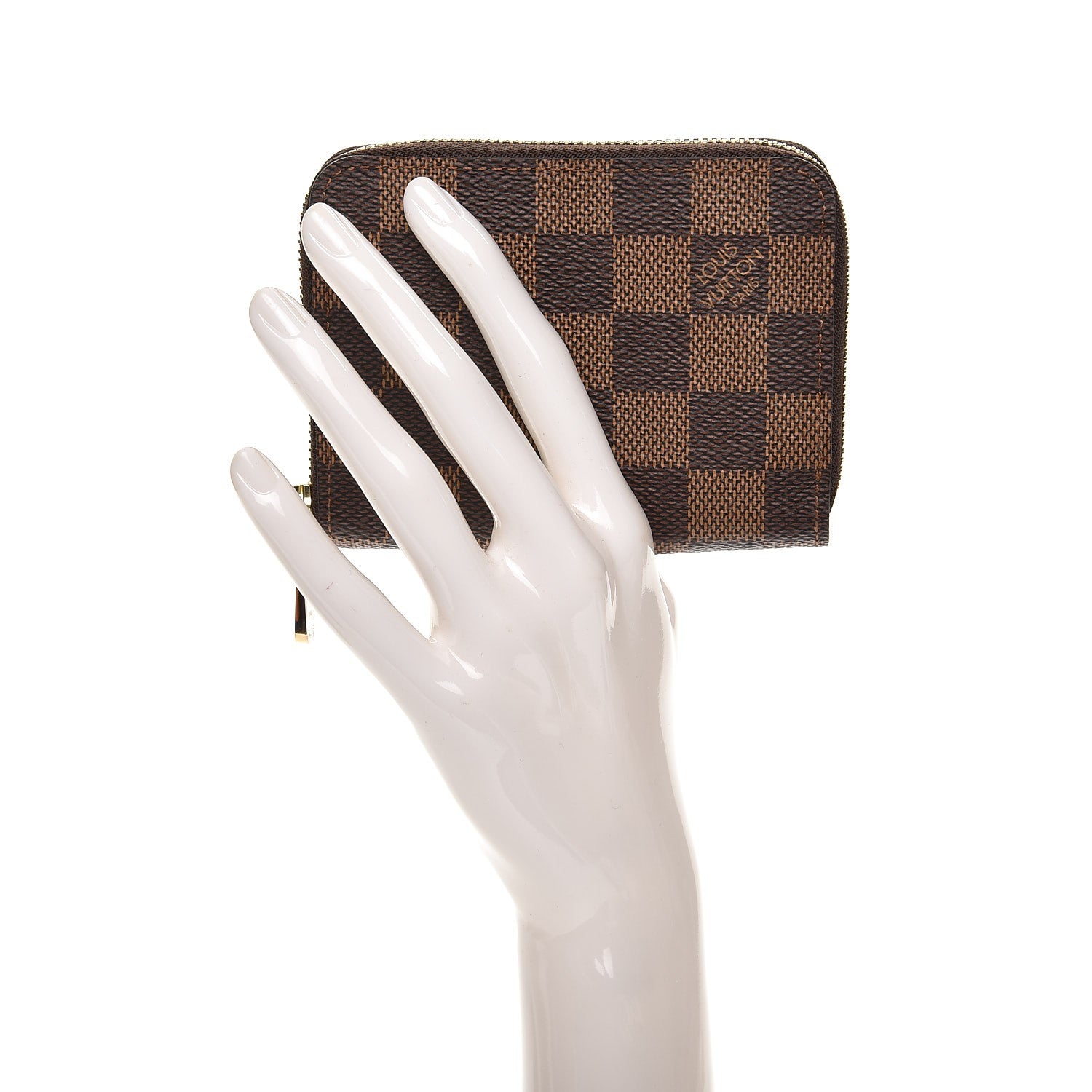 Louis Vuitton Damier Ebene Zippy Coin Purse 2 of 8