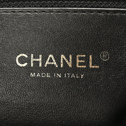 Chanel Caviar Quilted Medium CC Filigree Flap Navy Black 6 of 9
