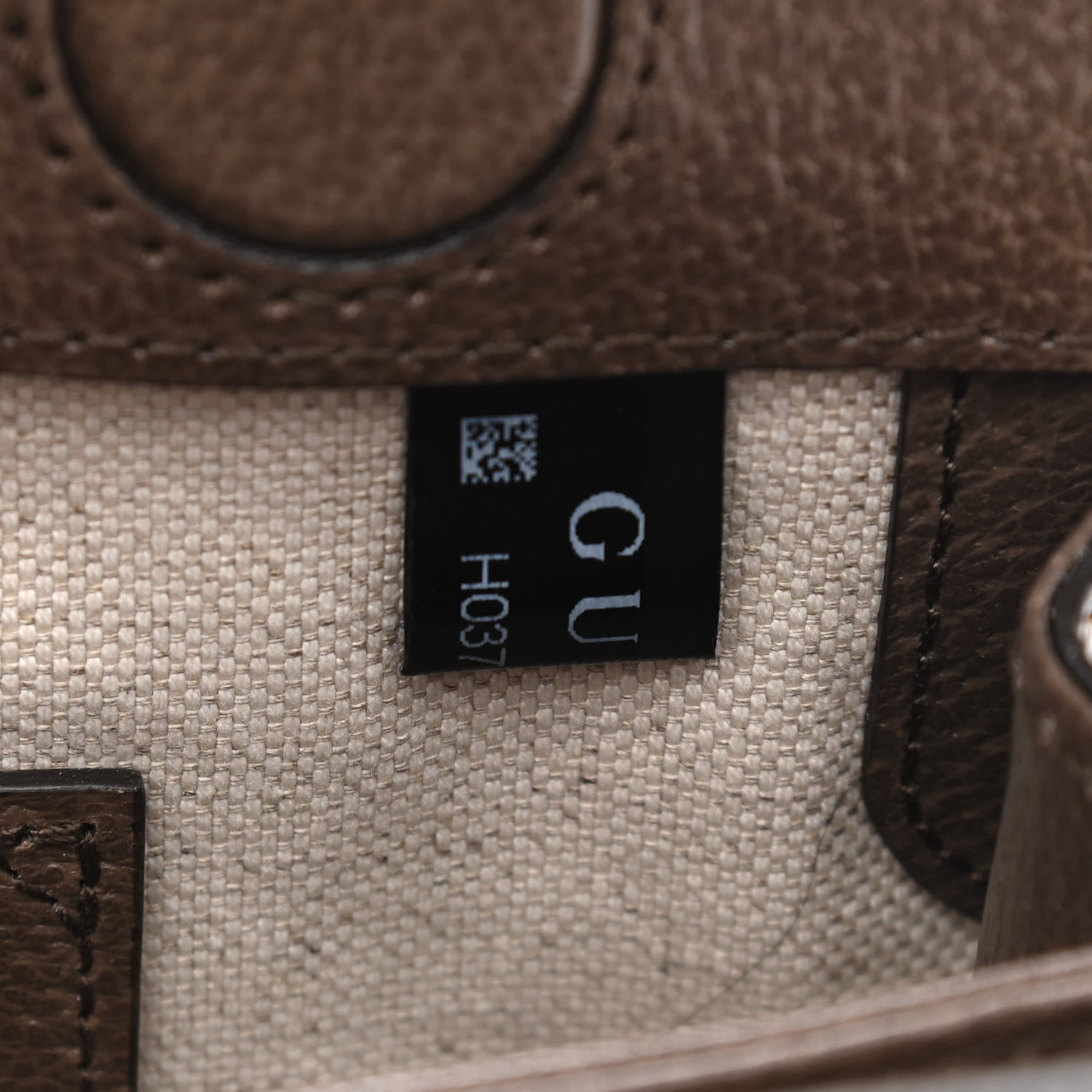 Gucci Monogram Jumbo GG Textured Dollar Calfskin Web Small Ophidia Chain Shoulder Bag Camel Ebony New Acero 8 of 11