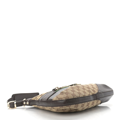 Gucci Monogram Hasler Hobo Dark Brown 4 of 14