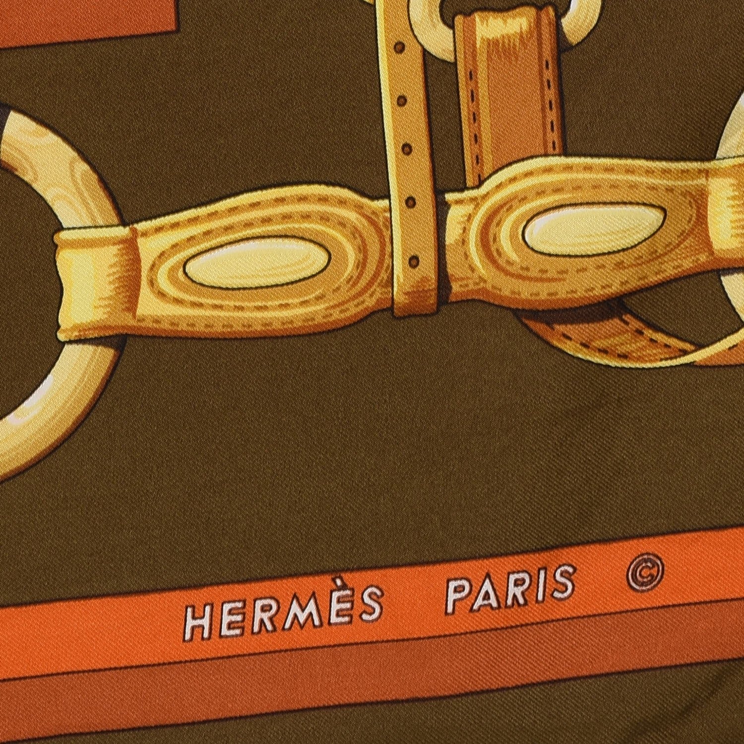 Hermes Silk Coaching Scarf 90 7 of 12