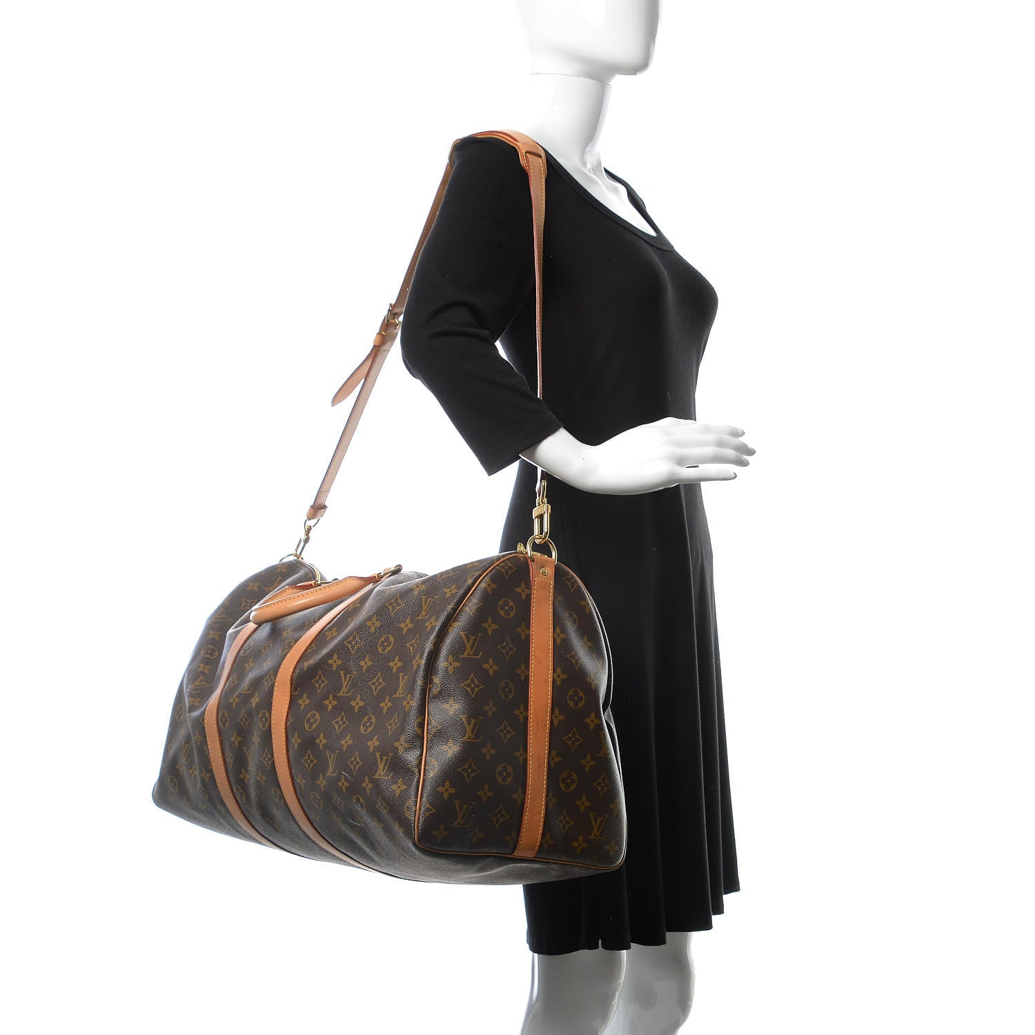 Louis Vuitton Monogram Keepall Bandouliere 55 2 of 20