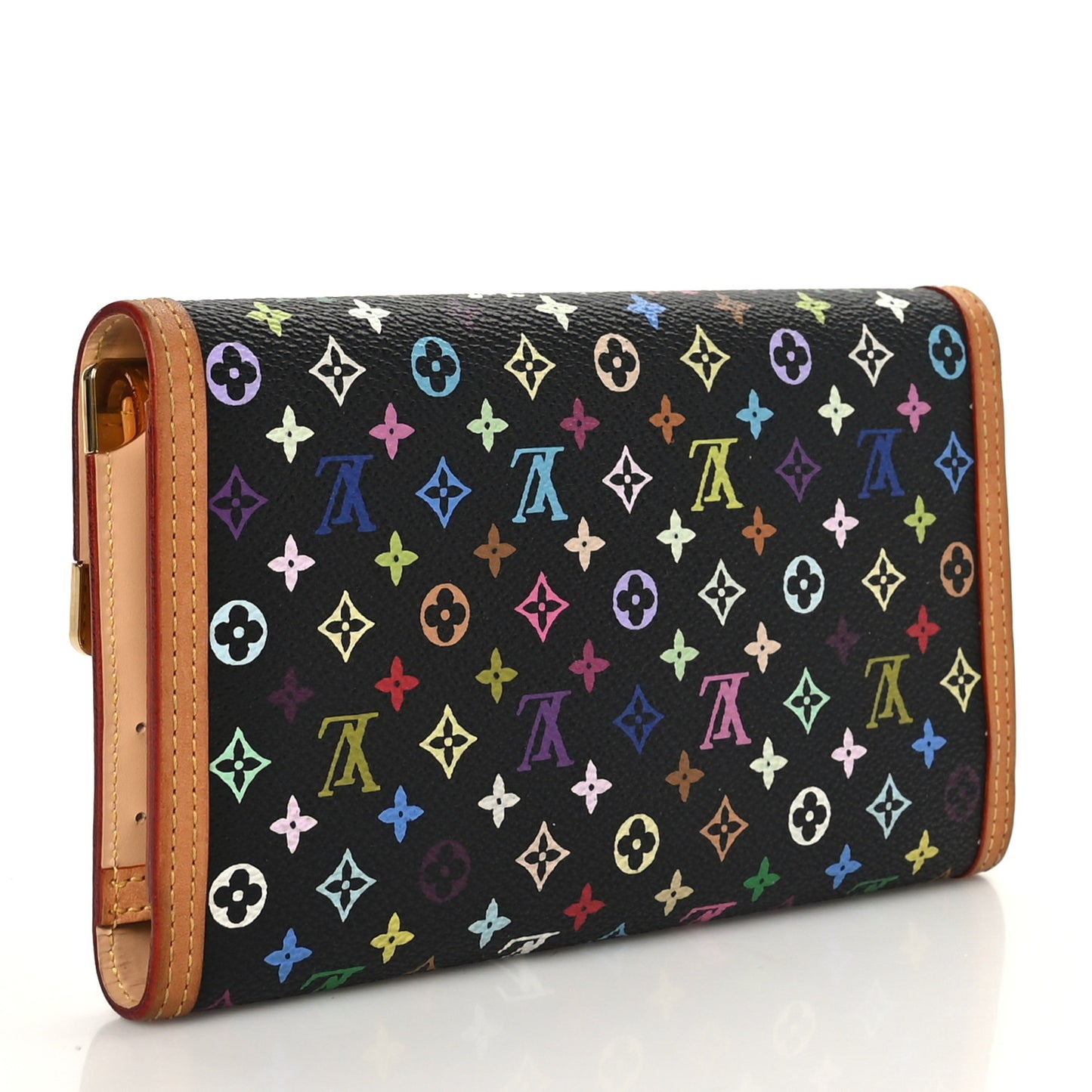 Monogram Multicolor Porte Tresor International Wallet Black