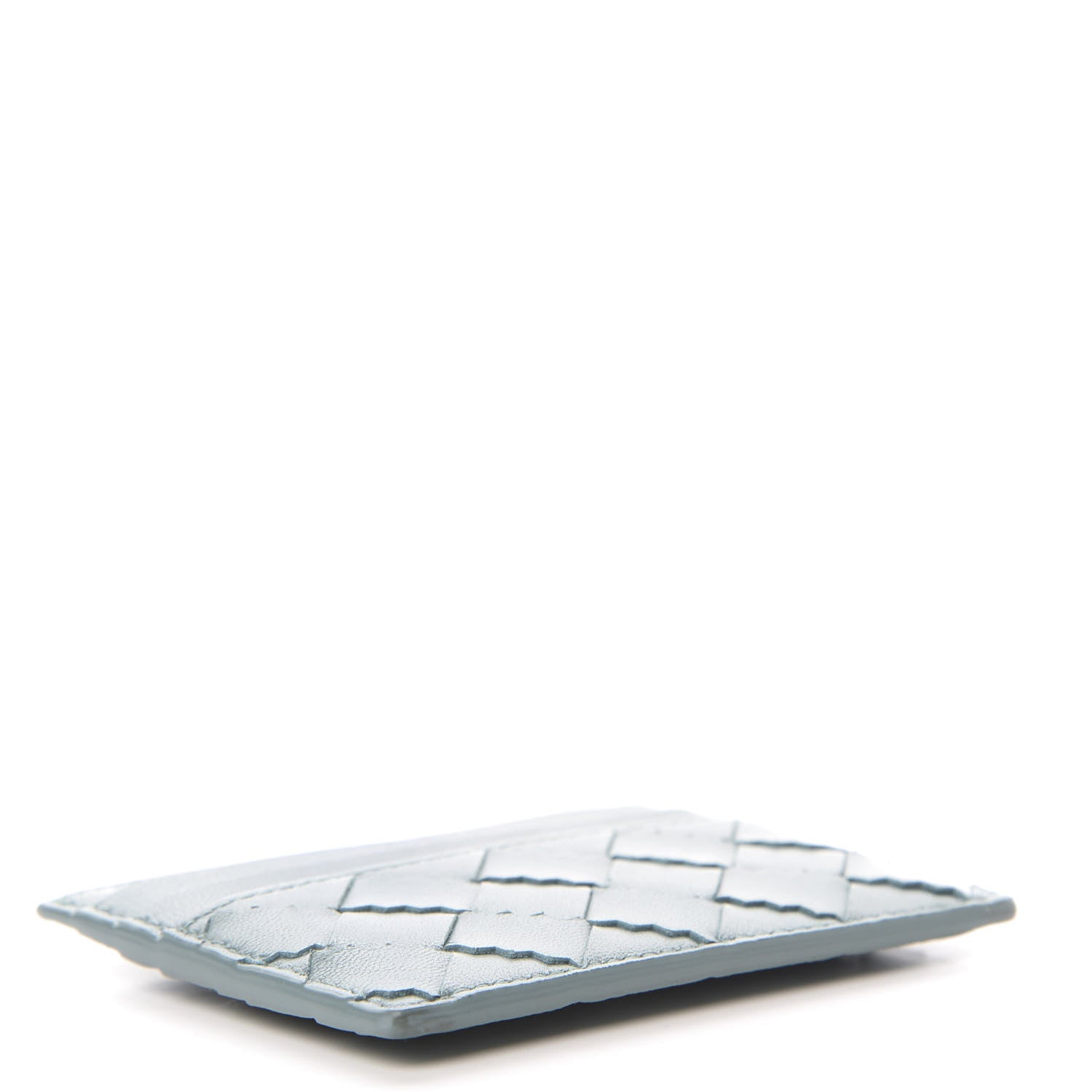 Bottega Veneta Nappa Intrecciato Zig Zag Card Holder Storm 4 of 8