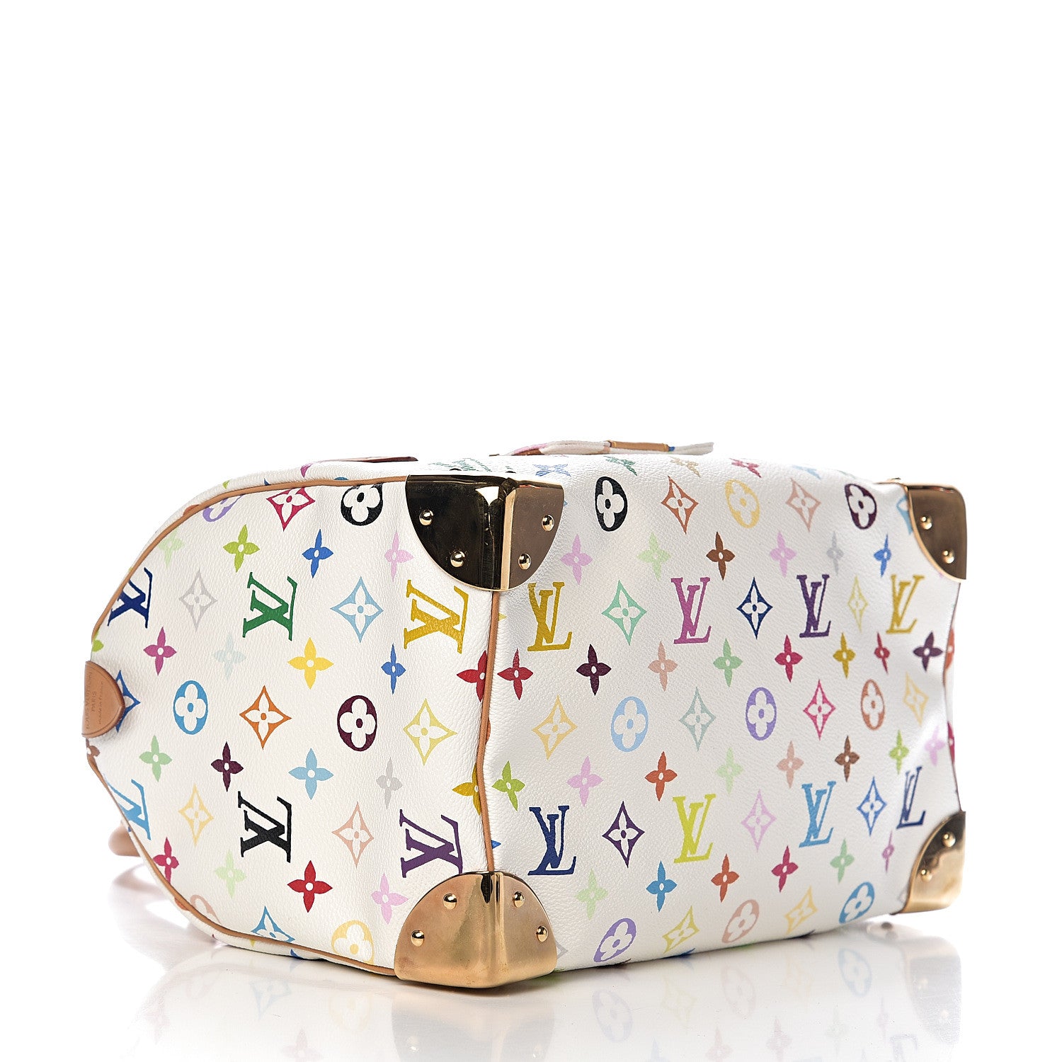 Louis Vuitton Monogram Multicolor Speedy 30 White 3 of 9