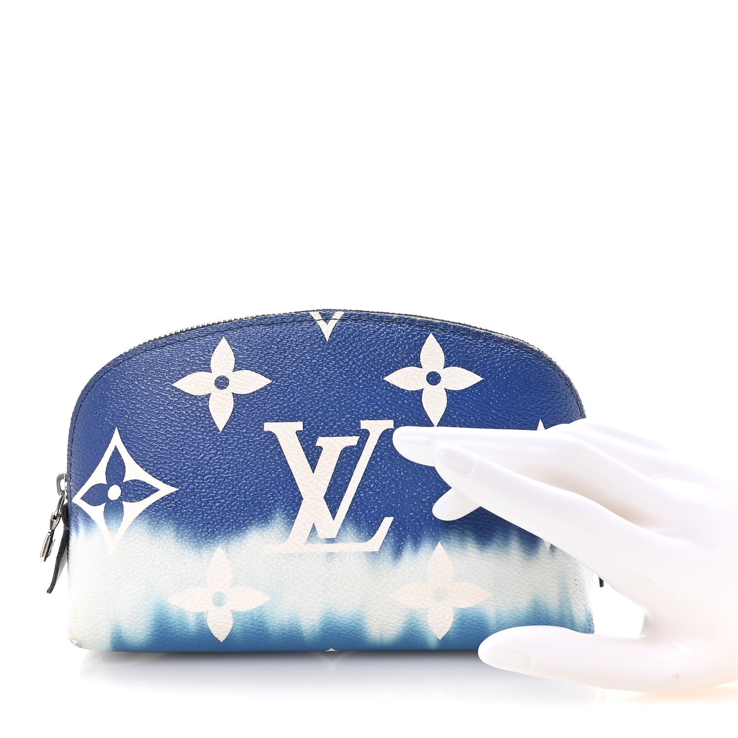 Louis Vuitton Monogram Giant Escale Cosmetic Pouch Blue 2 of 7