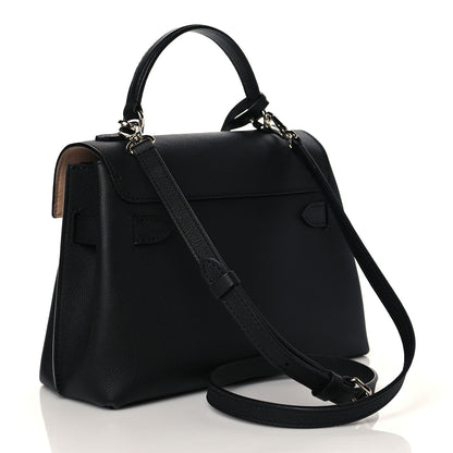 Louis Vuitton Calfskin Lockme Ever BB Black 3 of 10