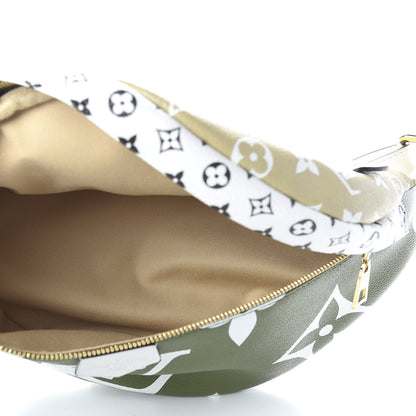 Louis Vuitton Monogram Giant Bumbag Kaki Beige 5 of 9