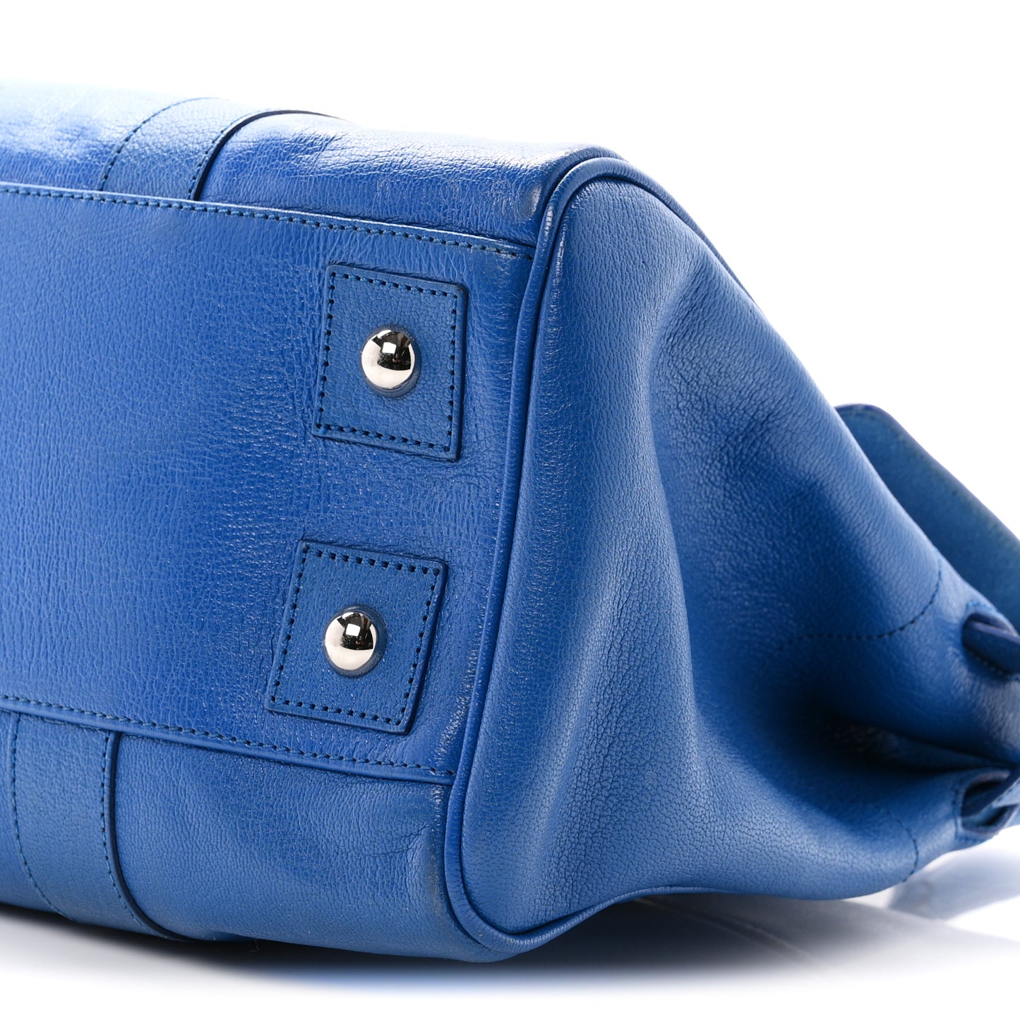 Glossy Goatskin Bayswater Bluebell Blue