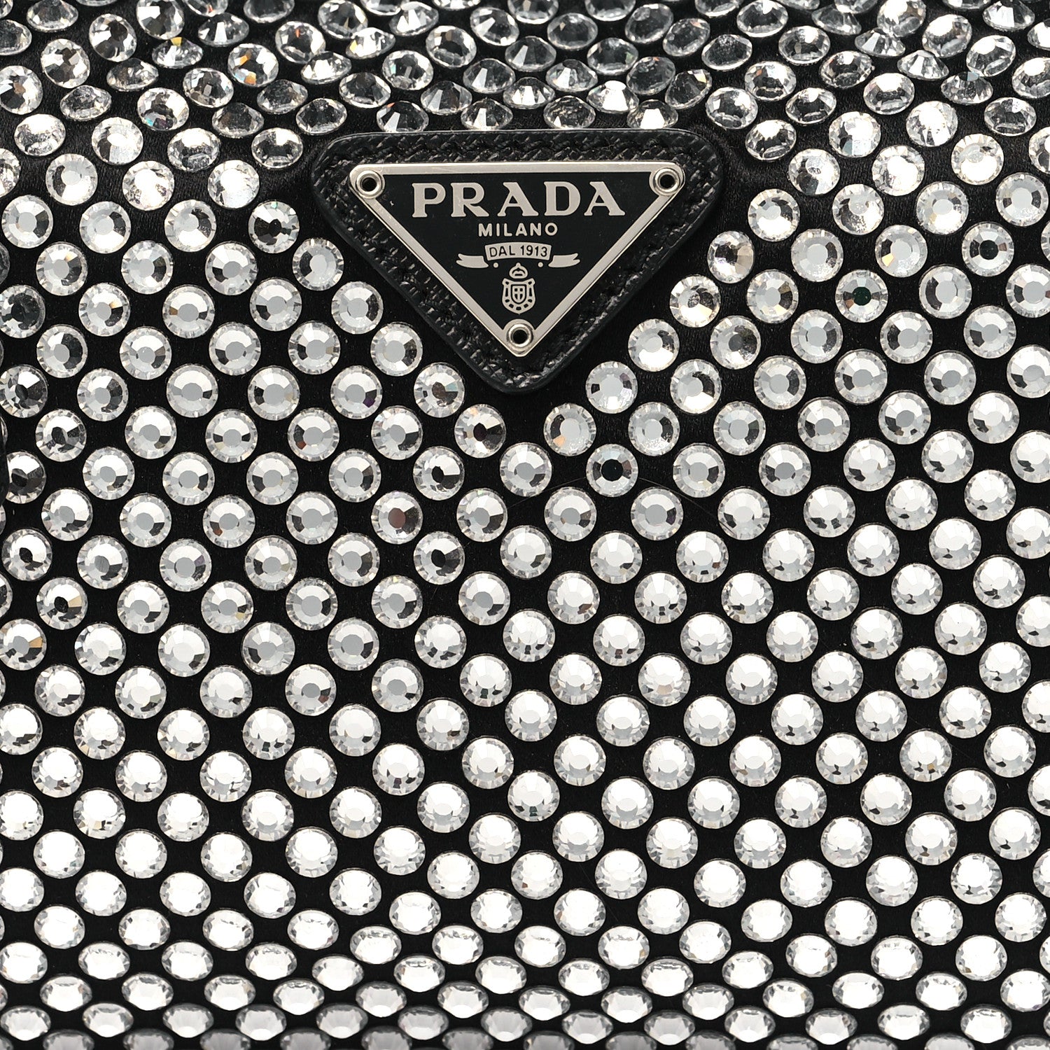 Prada Satin Crystal Mini Re-Edition 2000 Bag Cristal 7 of 9