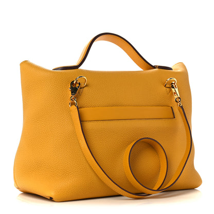 Hermes Togo Matte Alligator Swift Touch 24/24 29 Jaune Ambre 3 of 11