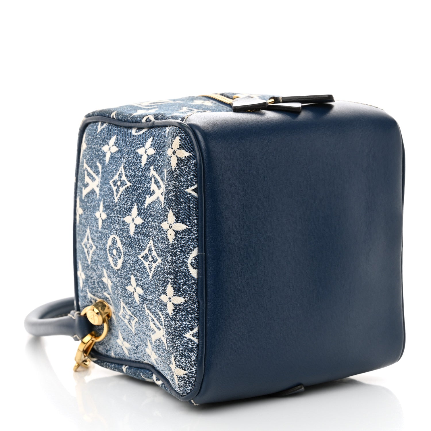Louis Vuitton Monogram Jacquard Denim Square Bag Bleu 4 of 10
