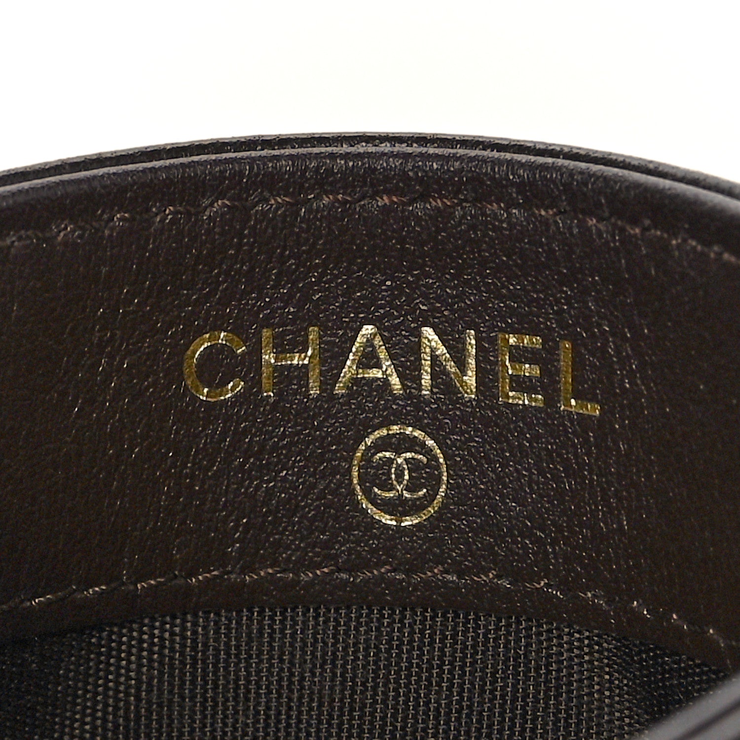 Chanel Lambskin Quilted Chanel 19 Card Holder Dark Brown 6 of 11