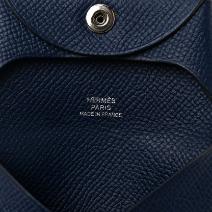 Hermes Epsom Bastia Coin Purse Bleu Indigo 6 of 7