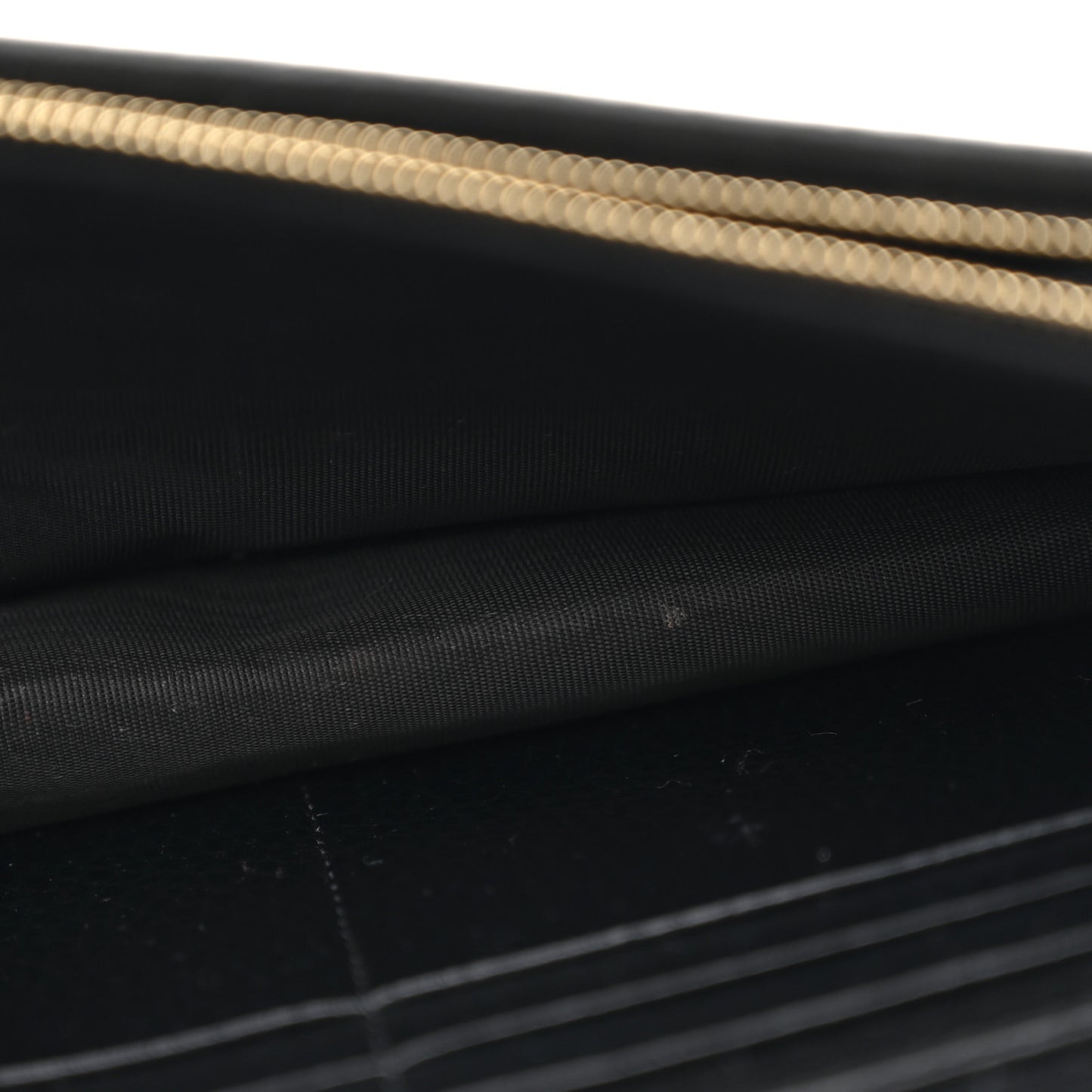 Calfskin Mini GG Marmont Chain Wallet Black