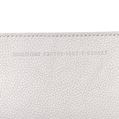 Balenciaga Grained Calfskin Neo Classic Silver Hardware Large Top Handle Bag Light Grey 7 of 14