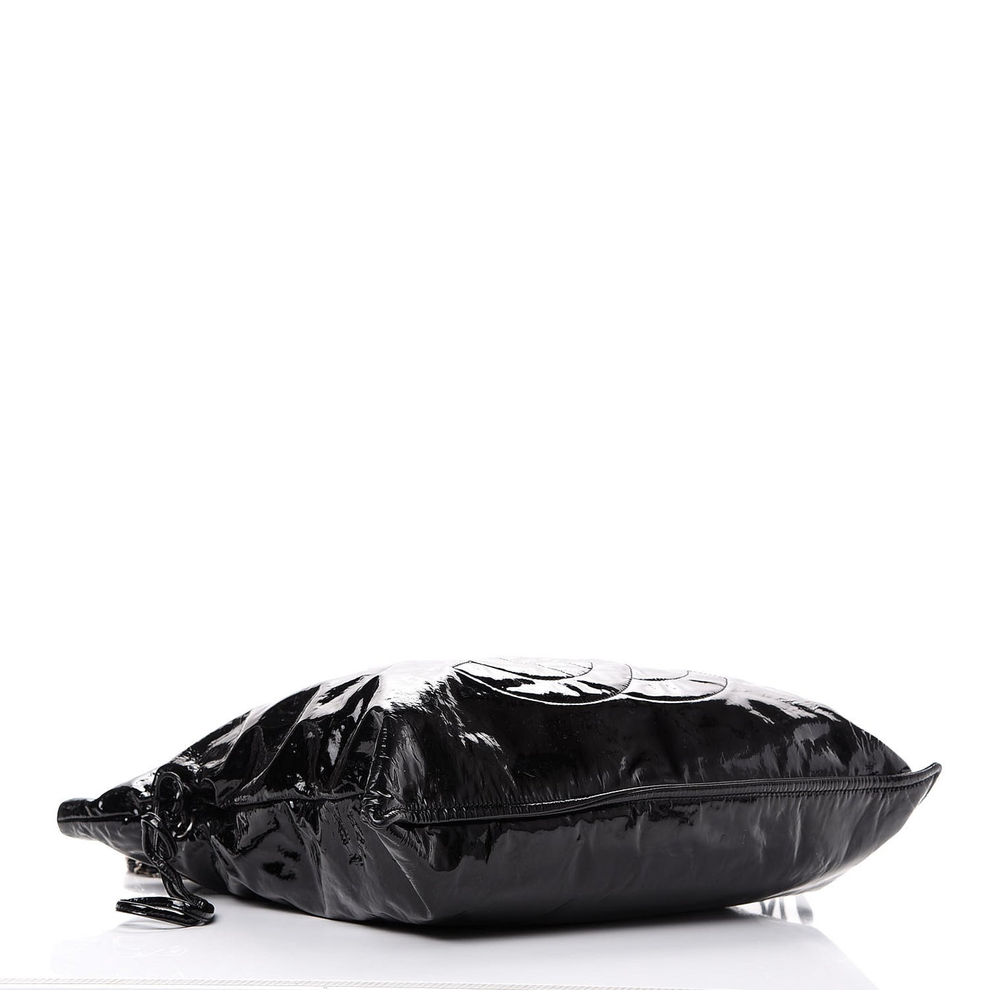 Patent Bonbons Shopper Tote Black