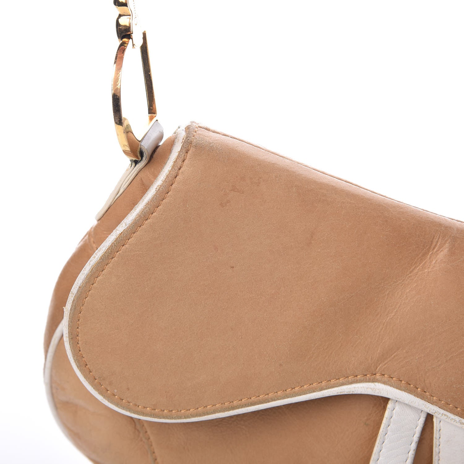 Christian Dior Calfskin Saddle Bag Brown 20 of 52