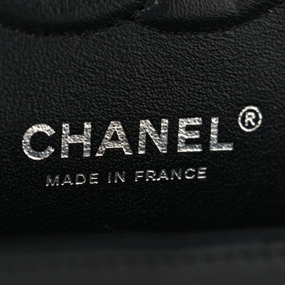 Chanel Lambskin Chevron Quilted Small Double Flap Black 6 of 10