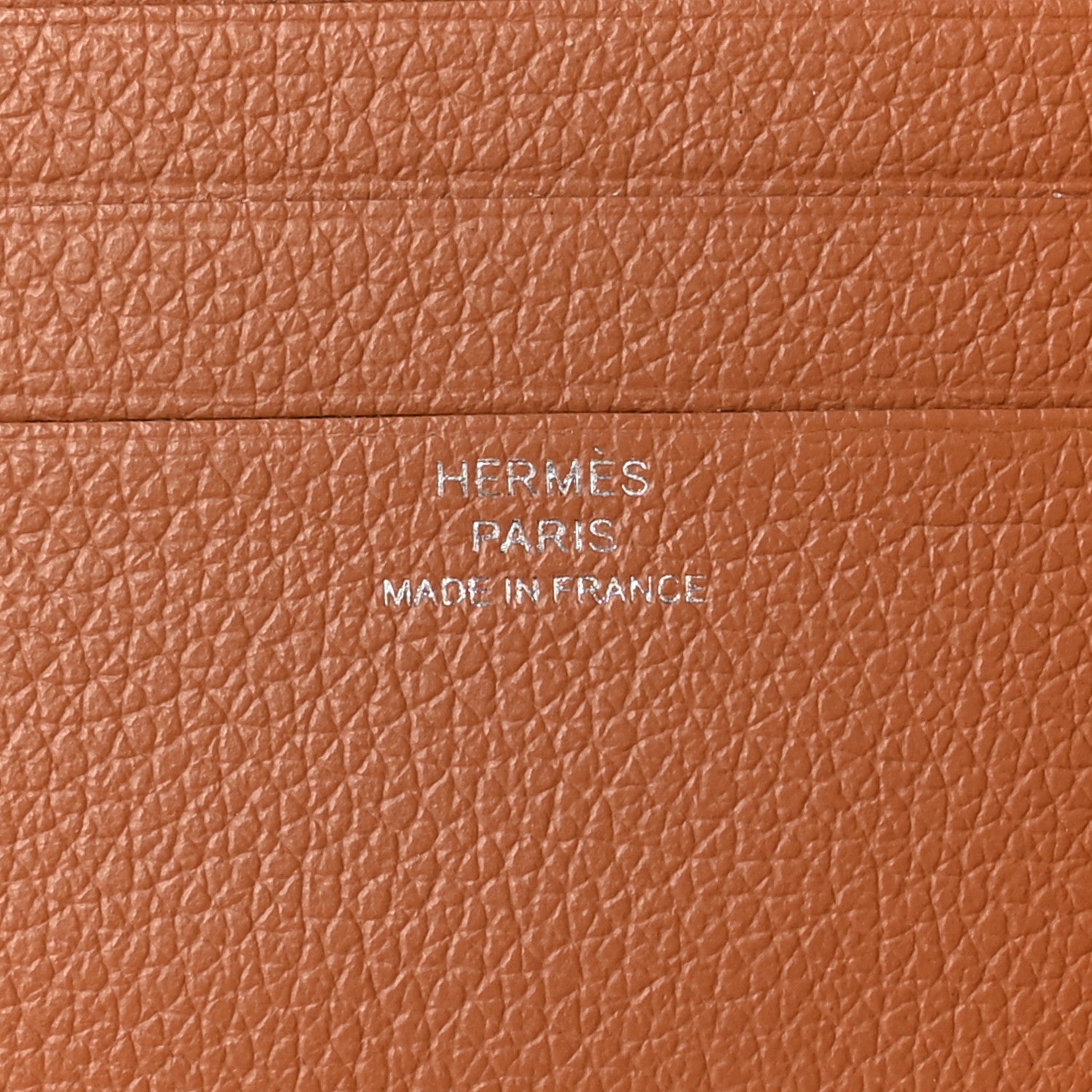 Hermes Evercolor Citizen Twill Compact Wallet Gold Bleu De France Bleu Saphir 6 of 8