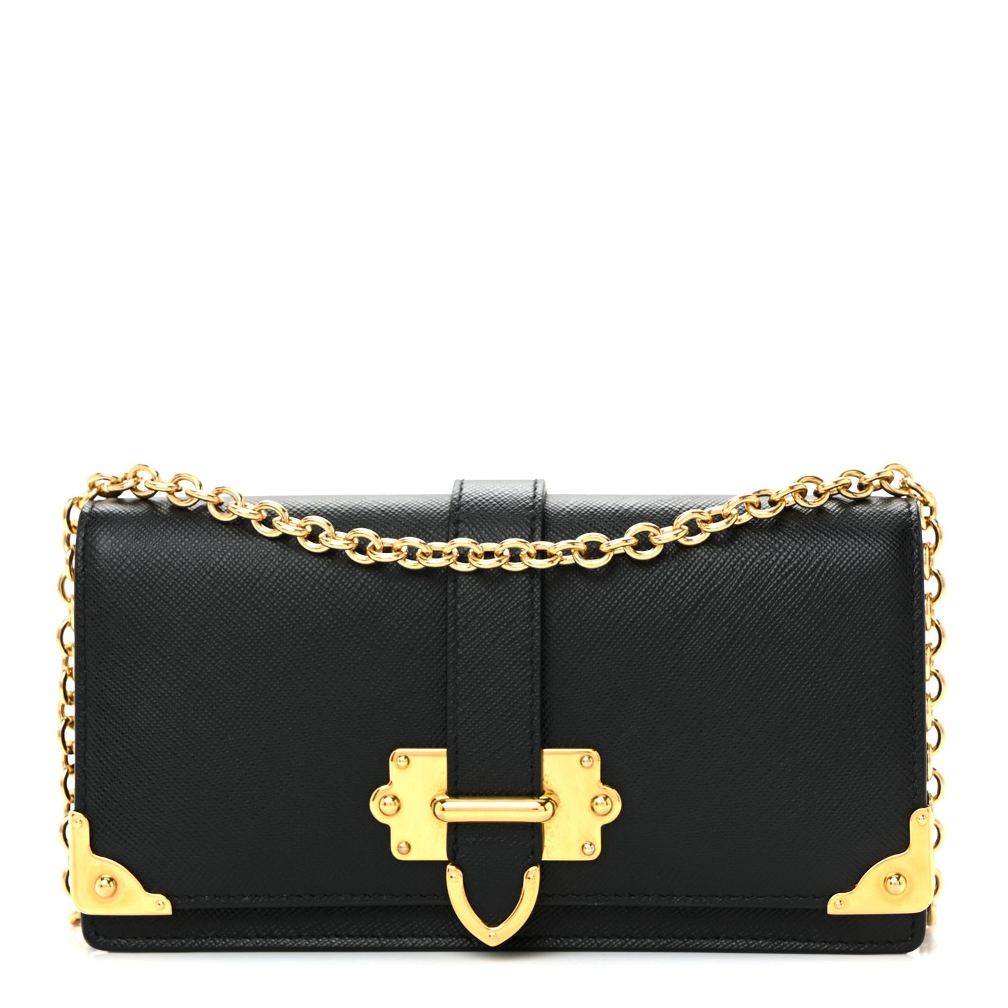 Saffiano Cahier Mini Bag Black