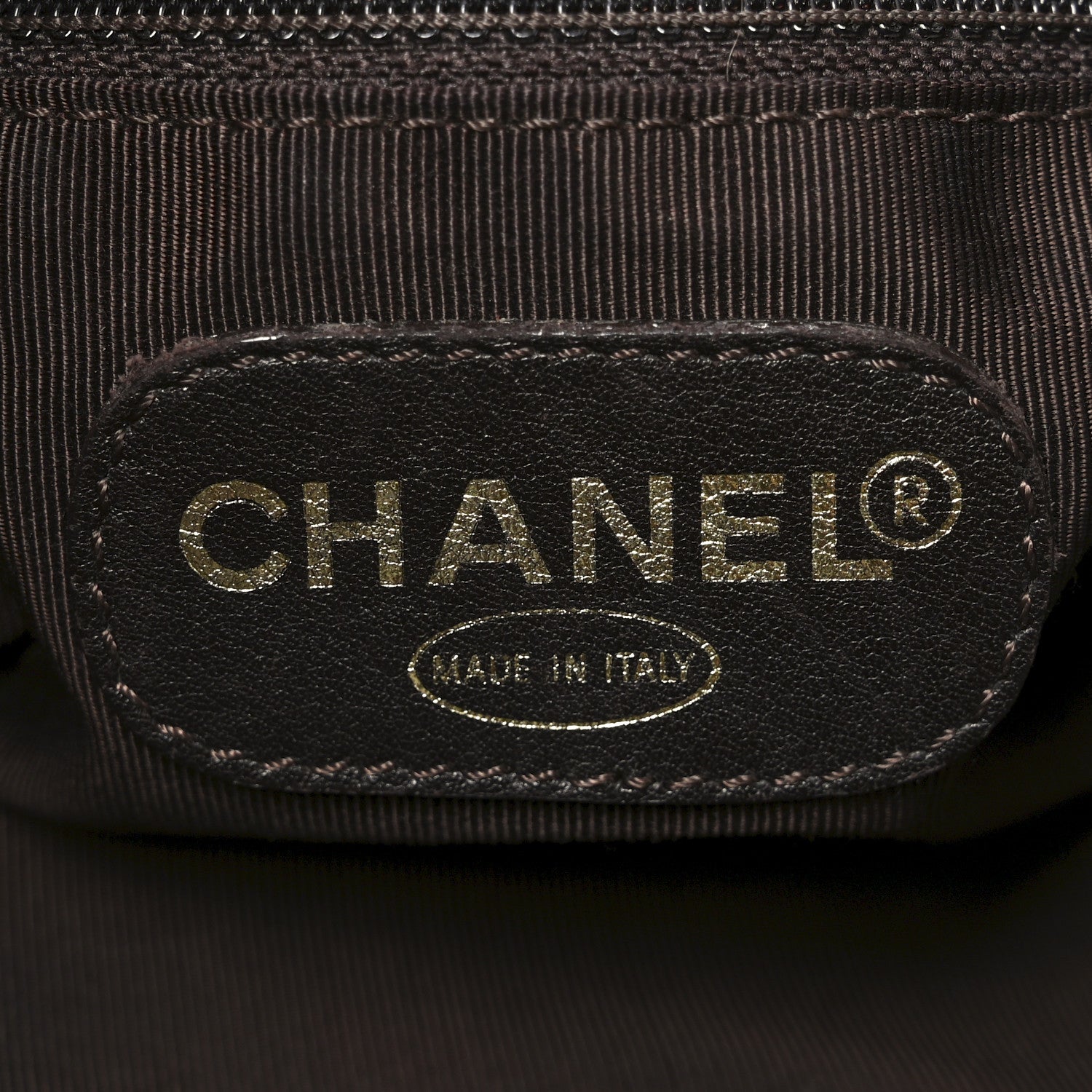 Chanel Calfskin CC Shoulder Bag Dark Brown 6 of 10
