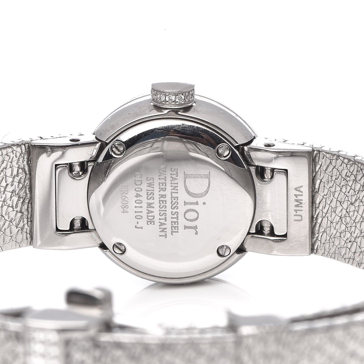 Christian Dior Stainless Steel Diamond Bezel Pink Mother of Pearl 19mm La D De Dior Quartz Watch 5 of 5