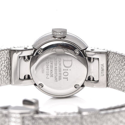 Christian Dior Stainless Steel Diamond Bezel Pink Mother of Pearl 19mm La D De Dior Quartz Watch 5 of 5
