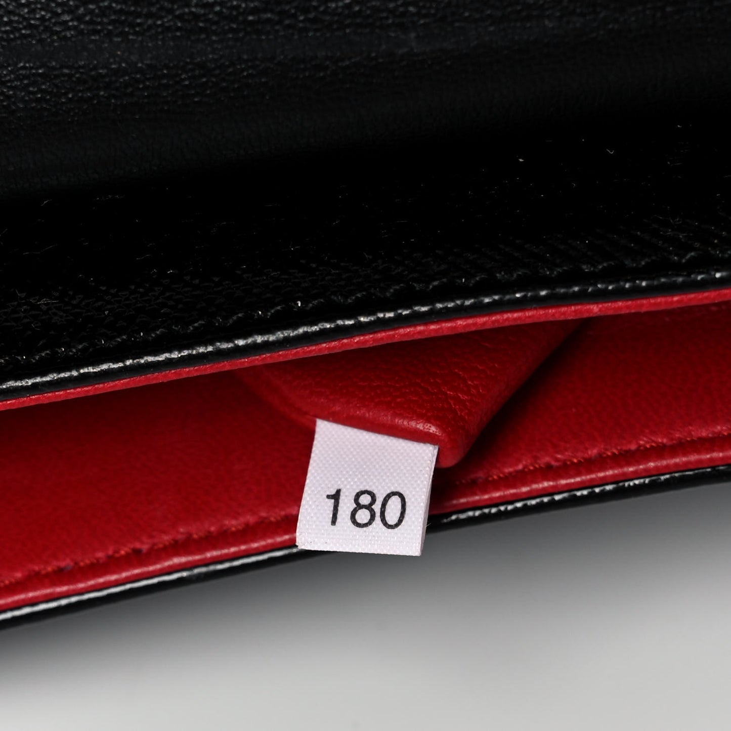 Vernice Saffiano Clutch Black
