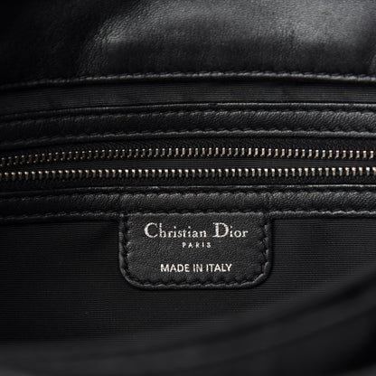 Christian Dior Lambskin Cannage New Lock Flap Black 8 of 10