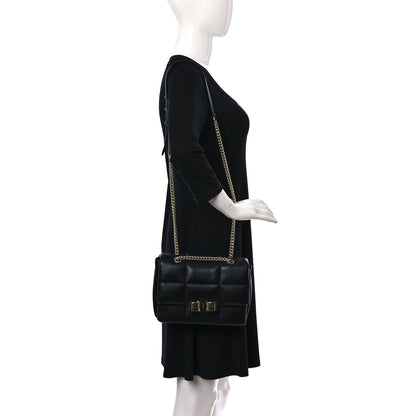 Salvatore Ferragamo Nappa Vendom Quilted Bag Black 2 of 10