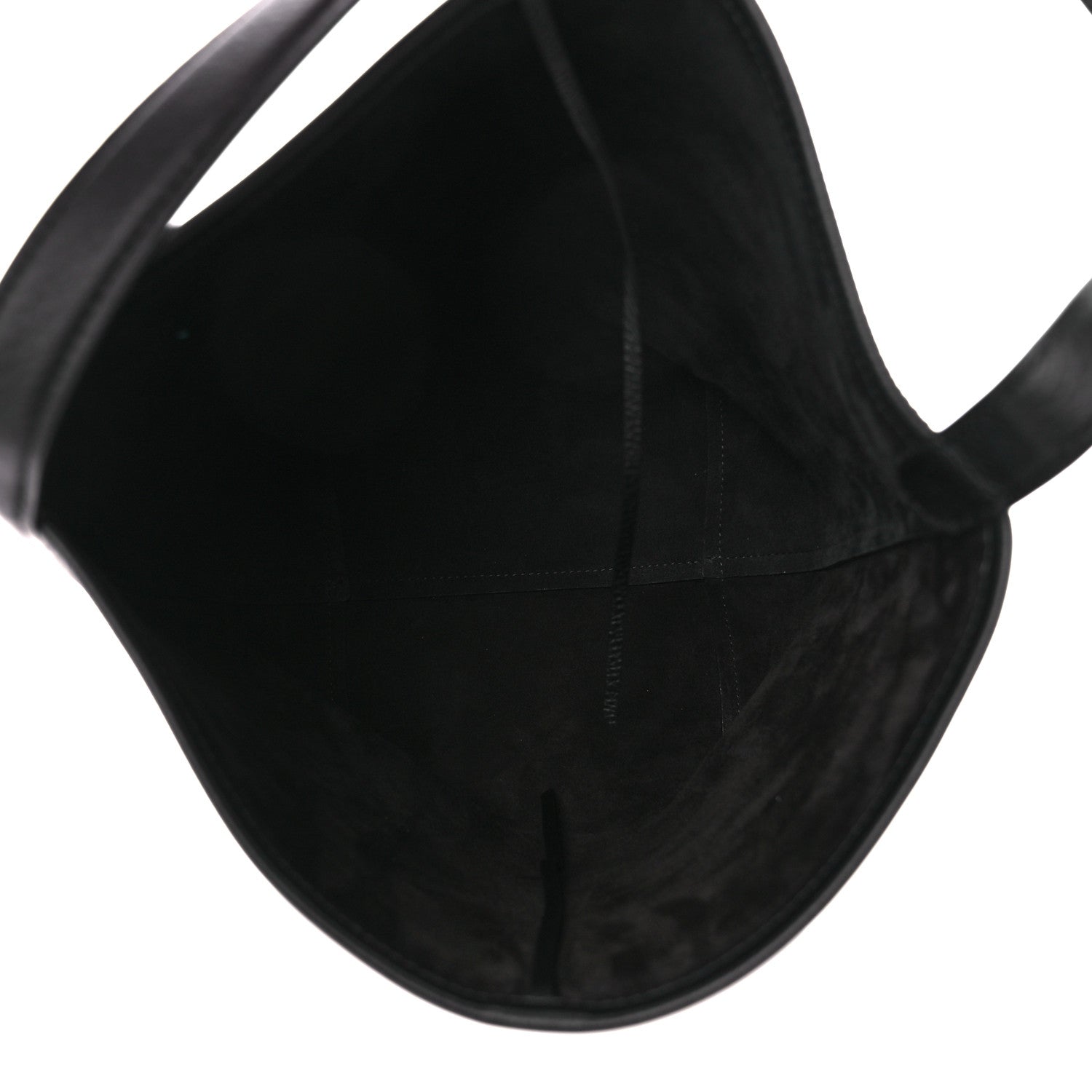 The Row Grained Calfskin Medium N/S Park Tote Black 5 of 9