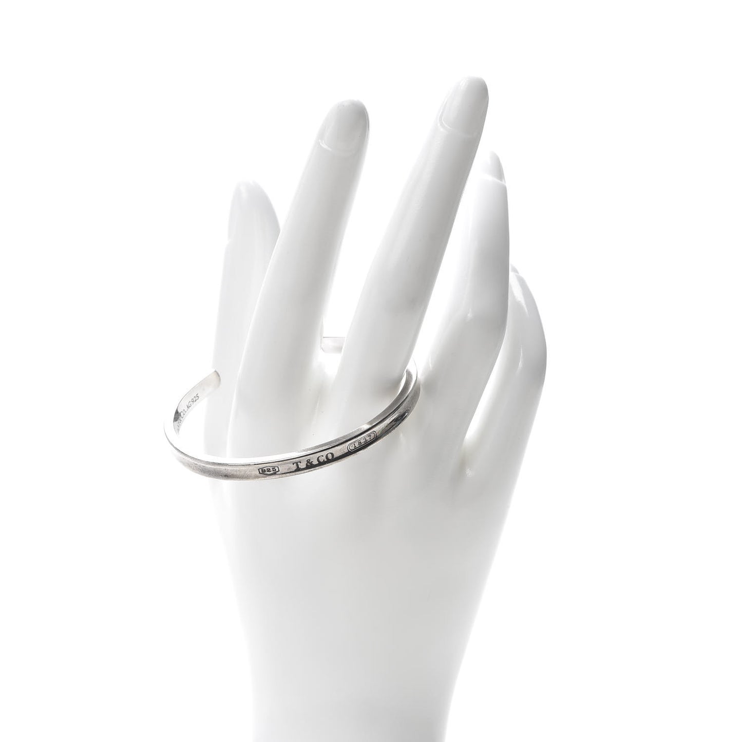 Sterling Silver Narrow 1837 Cuff Bracelet