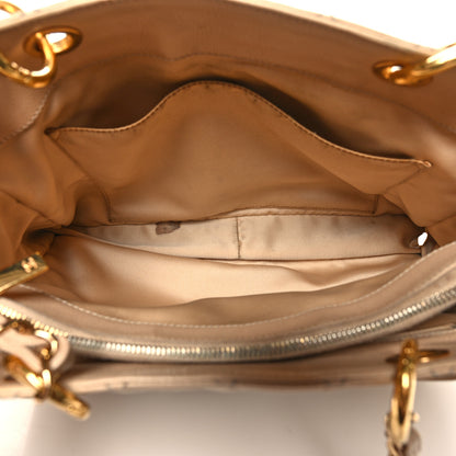 Chanel Caviar Quilted Grand Shopping Tote GST Beige Clair 5 of 16