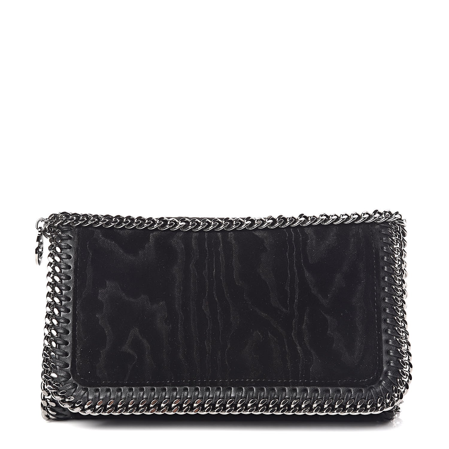 Stella McCartney Velvet Falabella Crossbody Bag Black 1 of 9
