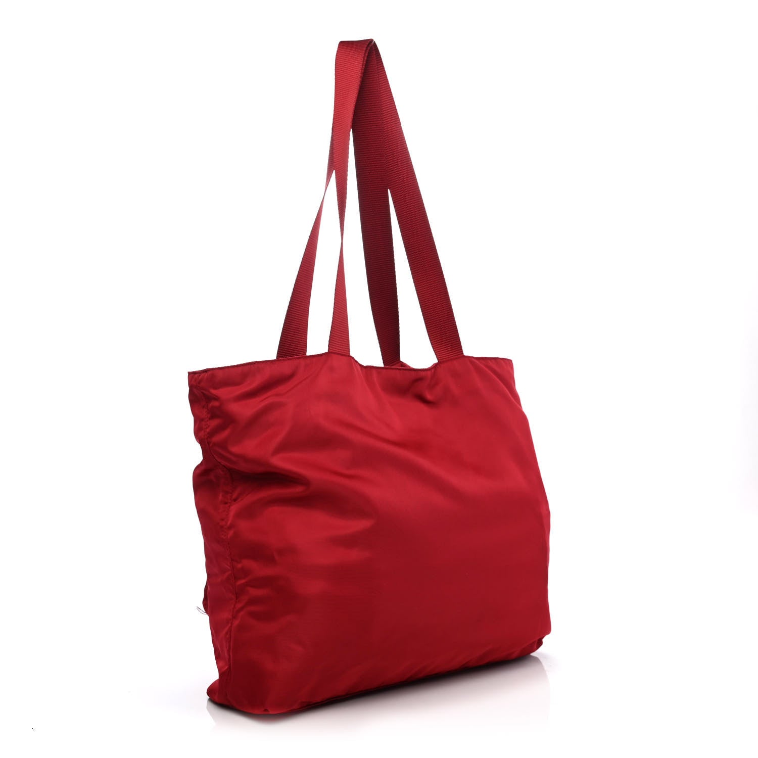 Prada Tessuto Nylon Tote Rosso 2 of 4