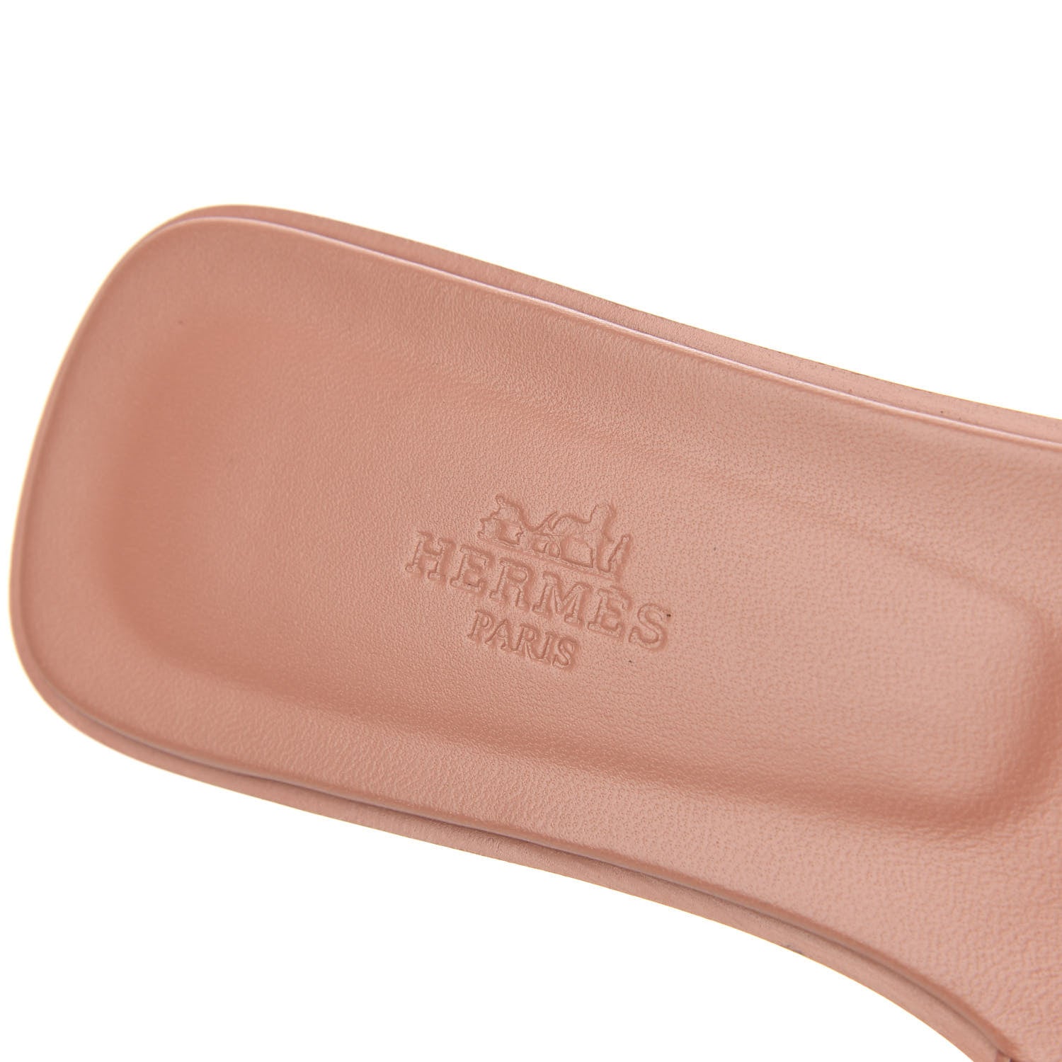 Hermes Epsom Oran Sandals 38 Rose Aube 6 of 12