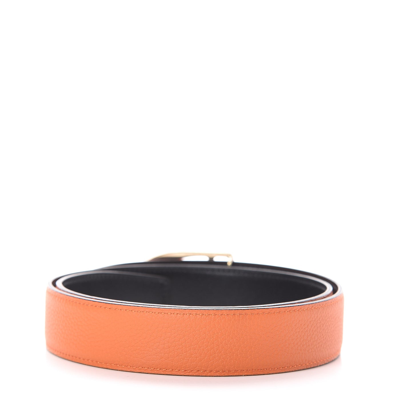 135 Togo 32mm Stirrup Belt 80 Black Orange